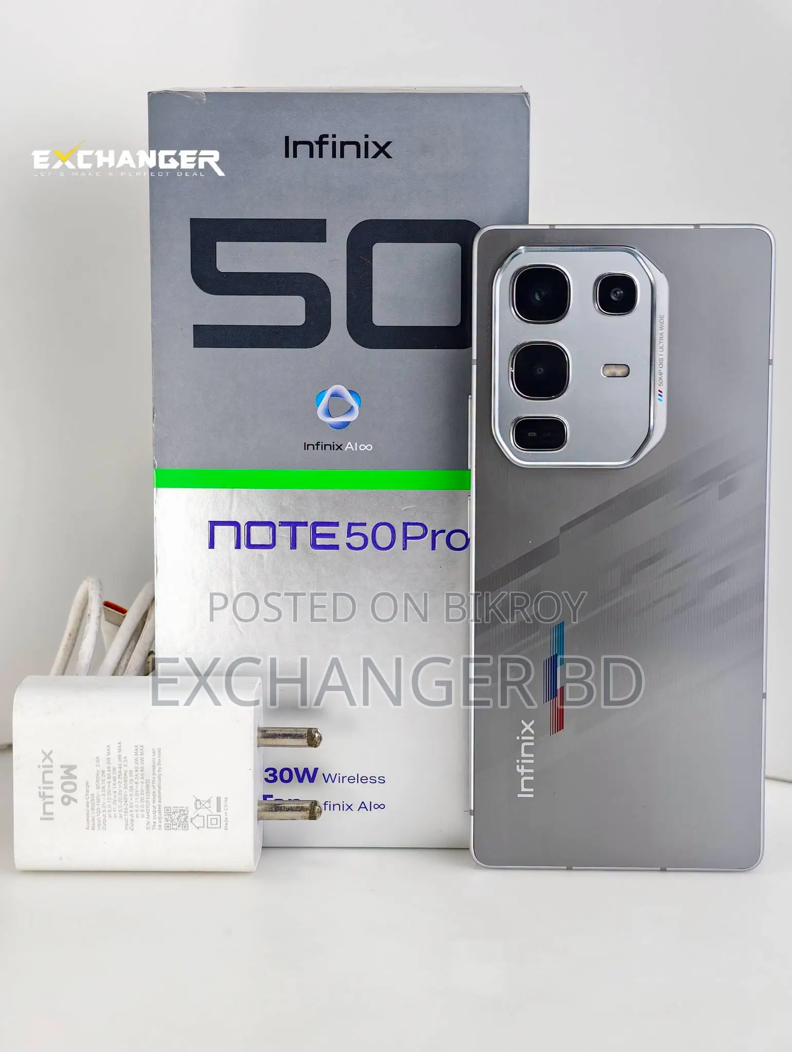 Infinix Note 50 Pro 256 GB Gray