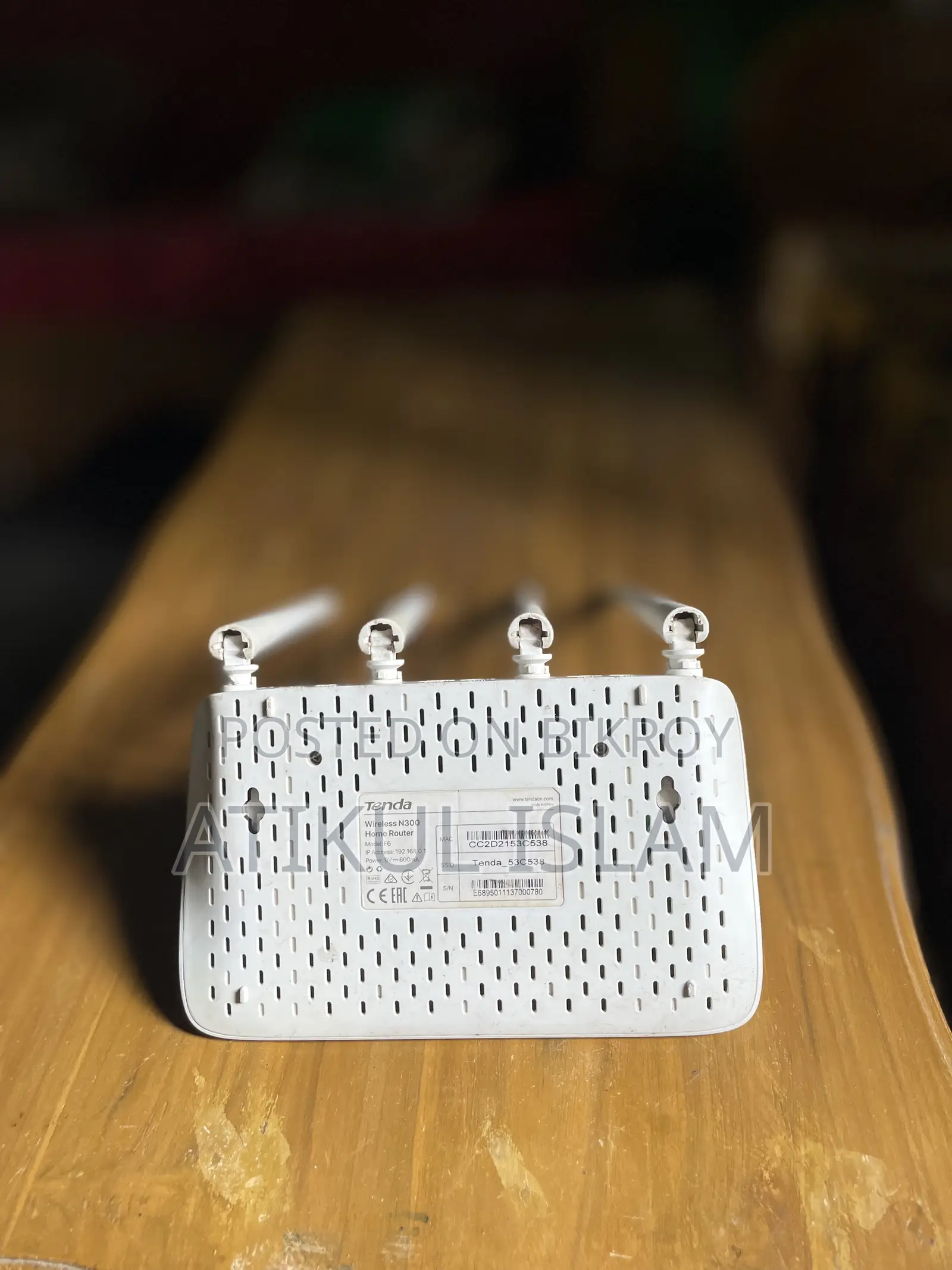Tenda F6 300 MBPS Fresh Router