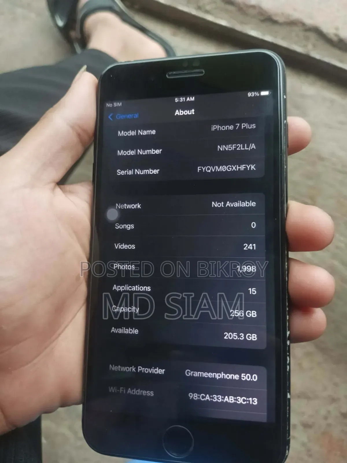 Apple iPhone 7 Plus 256 GB Black
