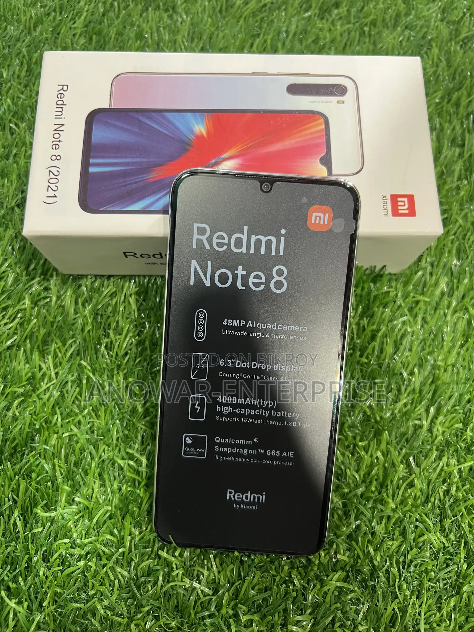 শাওমি রেডমি নোট ৮ ১২৮ জিবি সিলভার