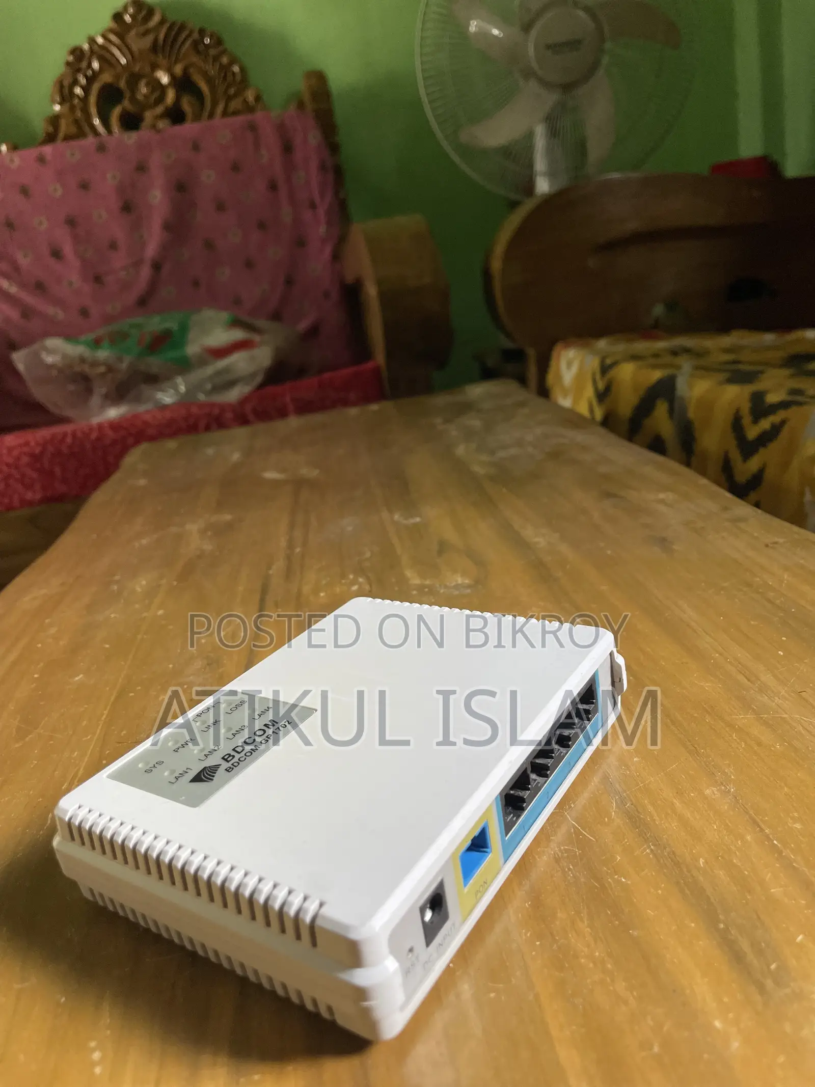 বিডি কম ৪ পোর্ট জিপন গিগাবিট ওএনইউ