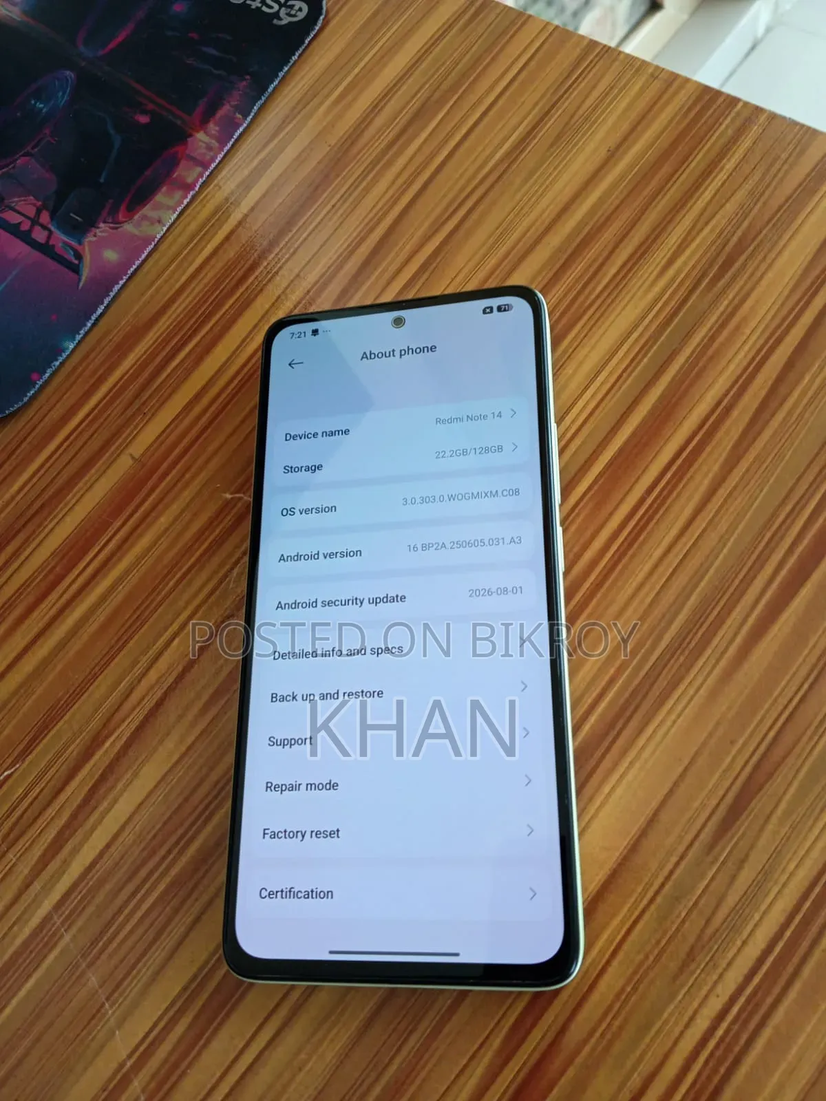 Realme 14 128 GB Gray