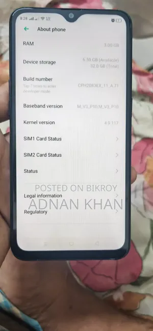 Oppo A12 32 GB Blue