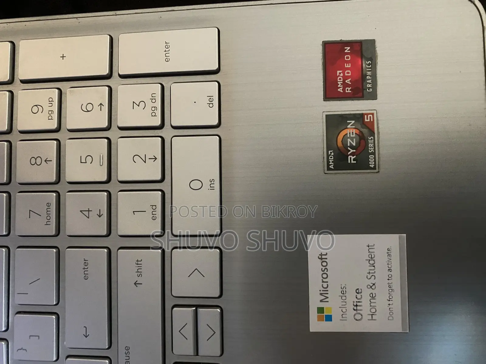 Laptop HP 15s 8GB AMD Ryzen 5 SSD 512GB