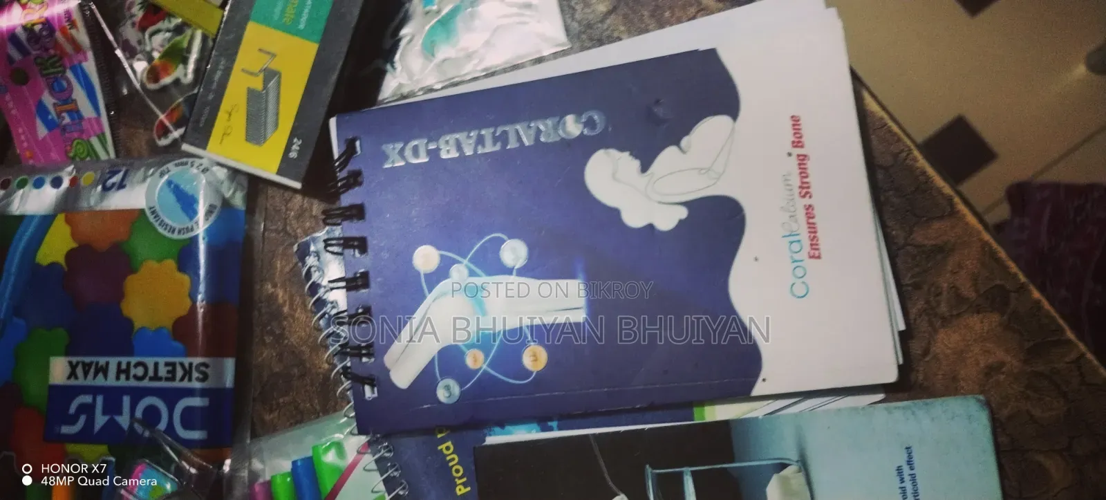 This is a notebook or paper