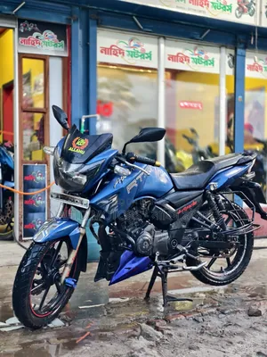 টিভিএস আপাচি আরটিআর ১৬০ টুভি ২০১৭ নীল