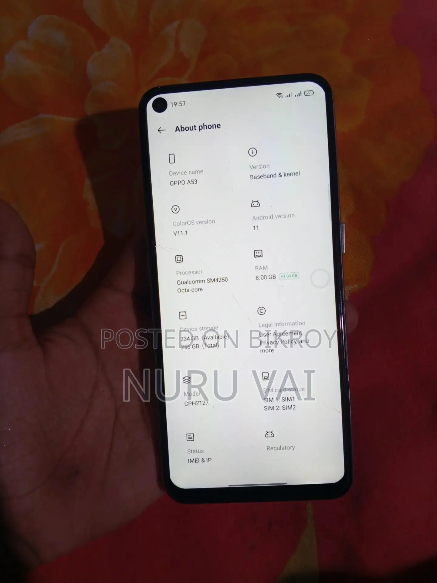 Oppo A53 128 GB Blue