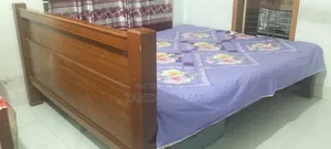 Bed + Mattress + Quilt for sale size 6 feet X 7 feet