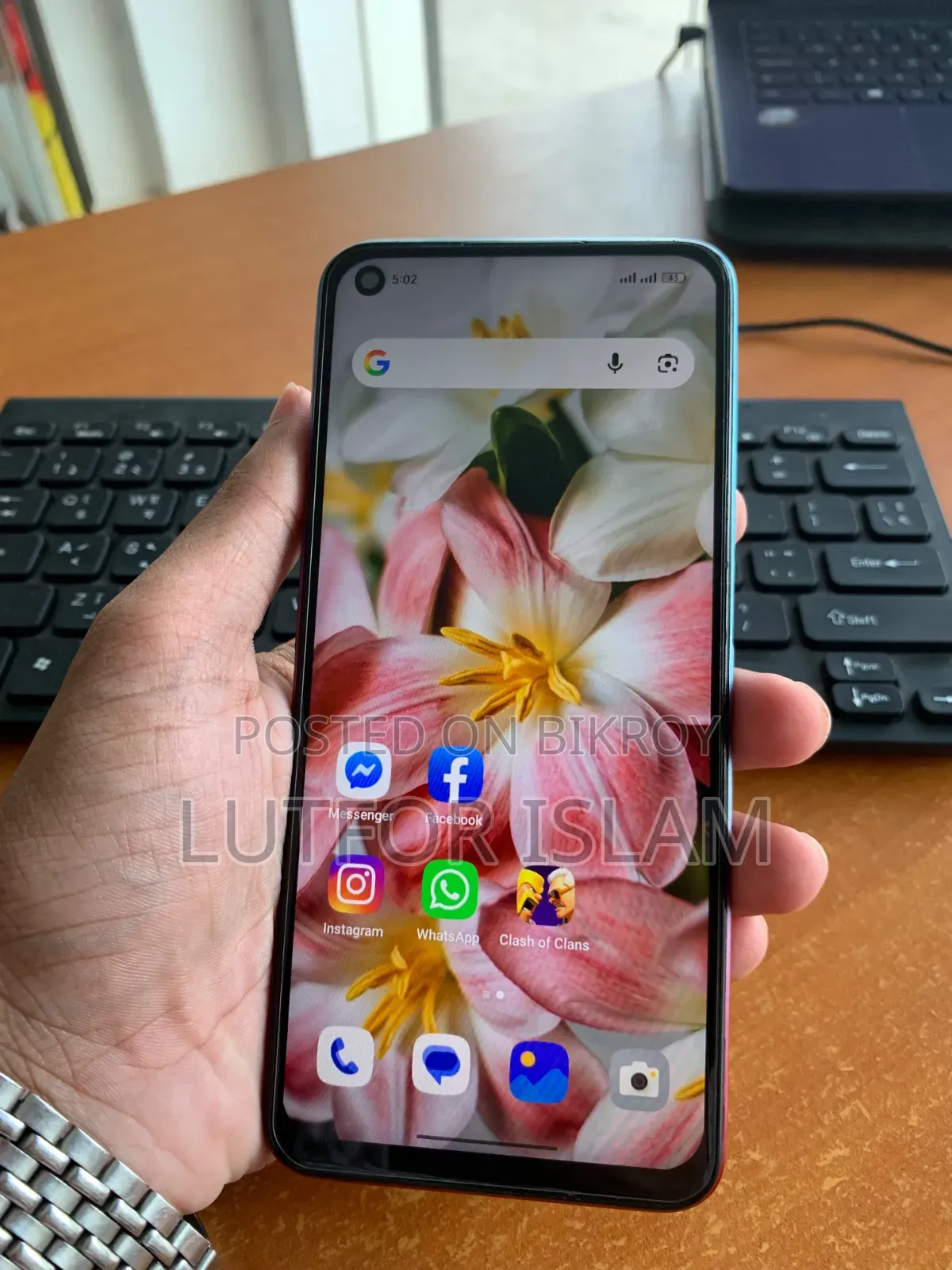 Oppo A73 5G 256 GB Rose Gold