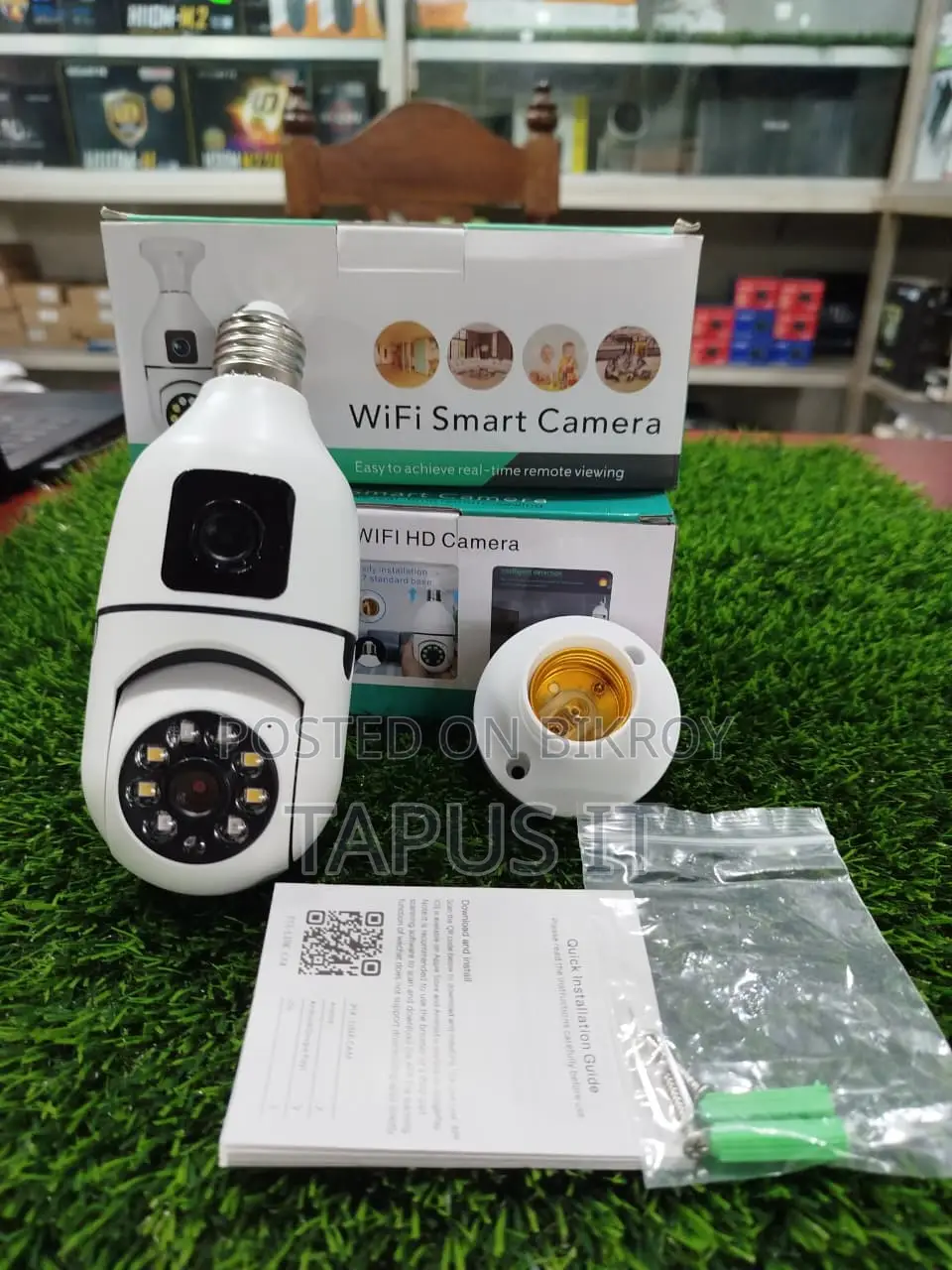 Wi-Fi IP Bulb Camera Brand New 1 Year Warranty