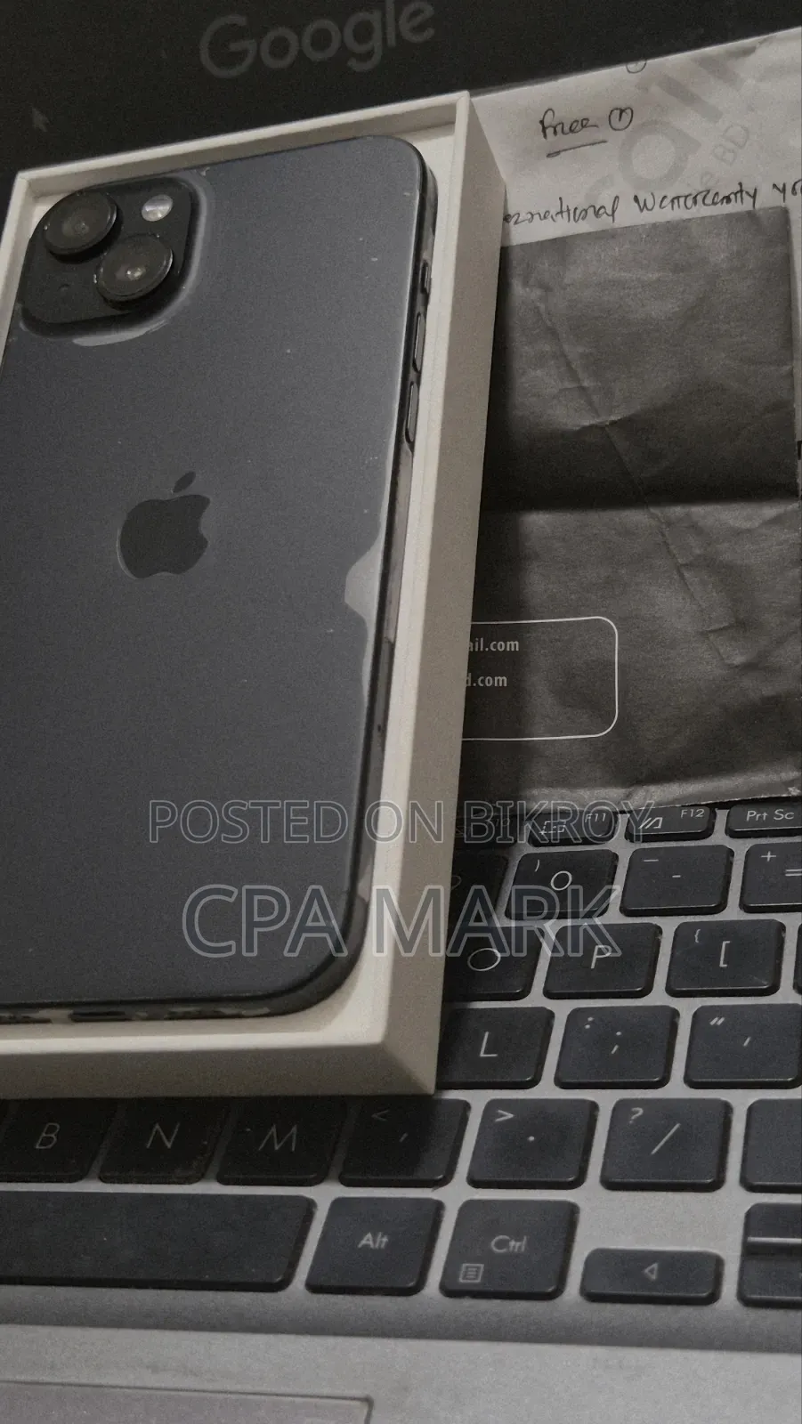 Apple iPhone 15 Plus 128 GB Black