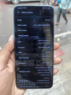 Huawei Y9 128 GB Orange