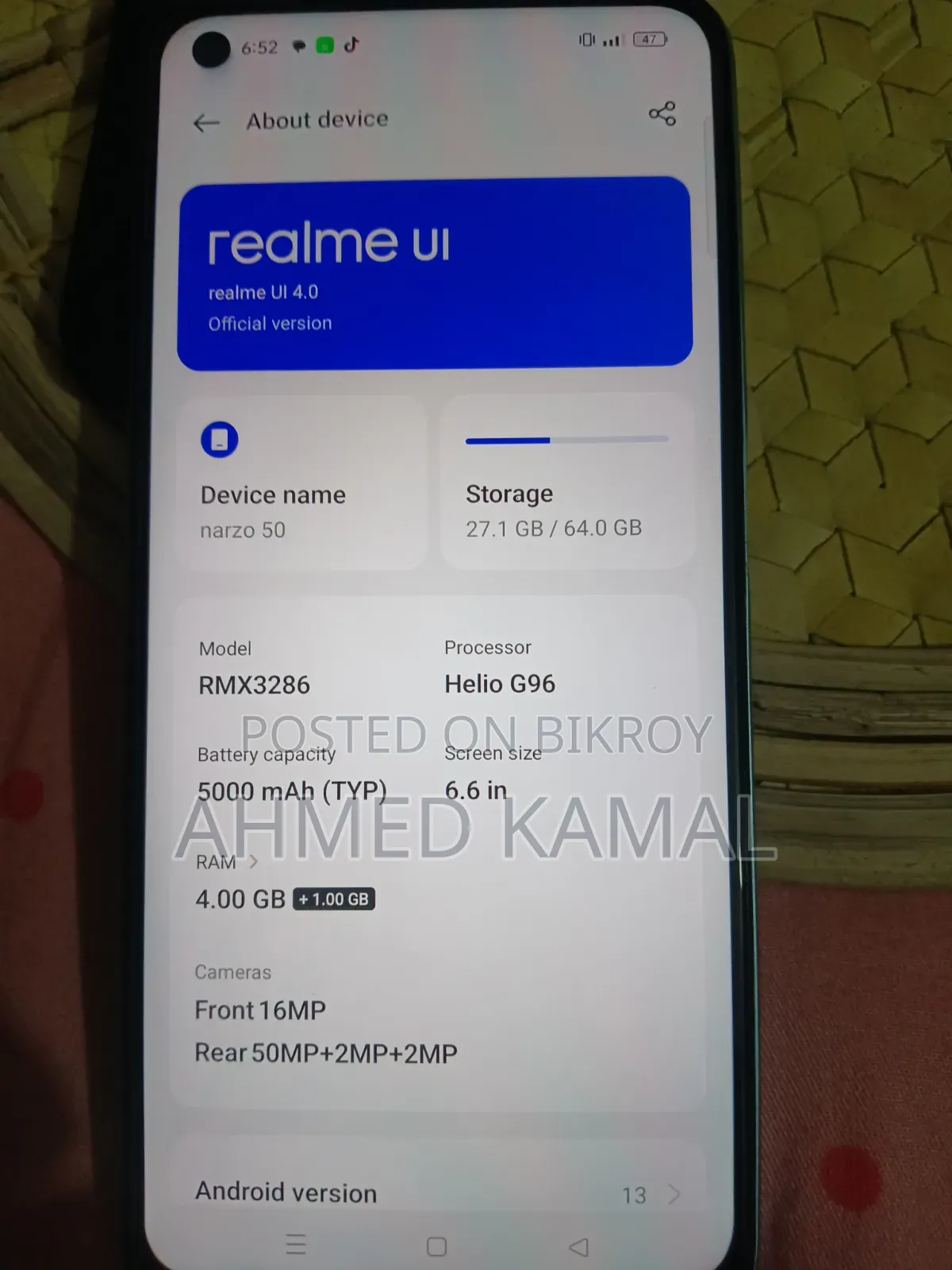 Realme Narzo 50 64 GB