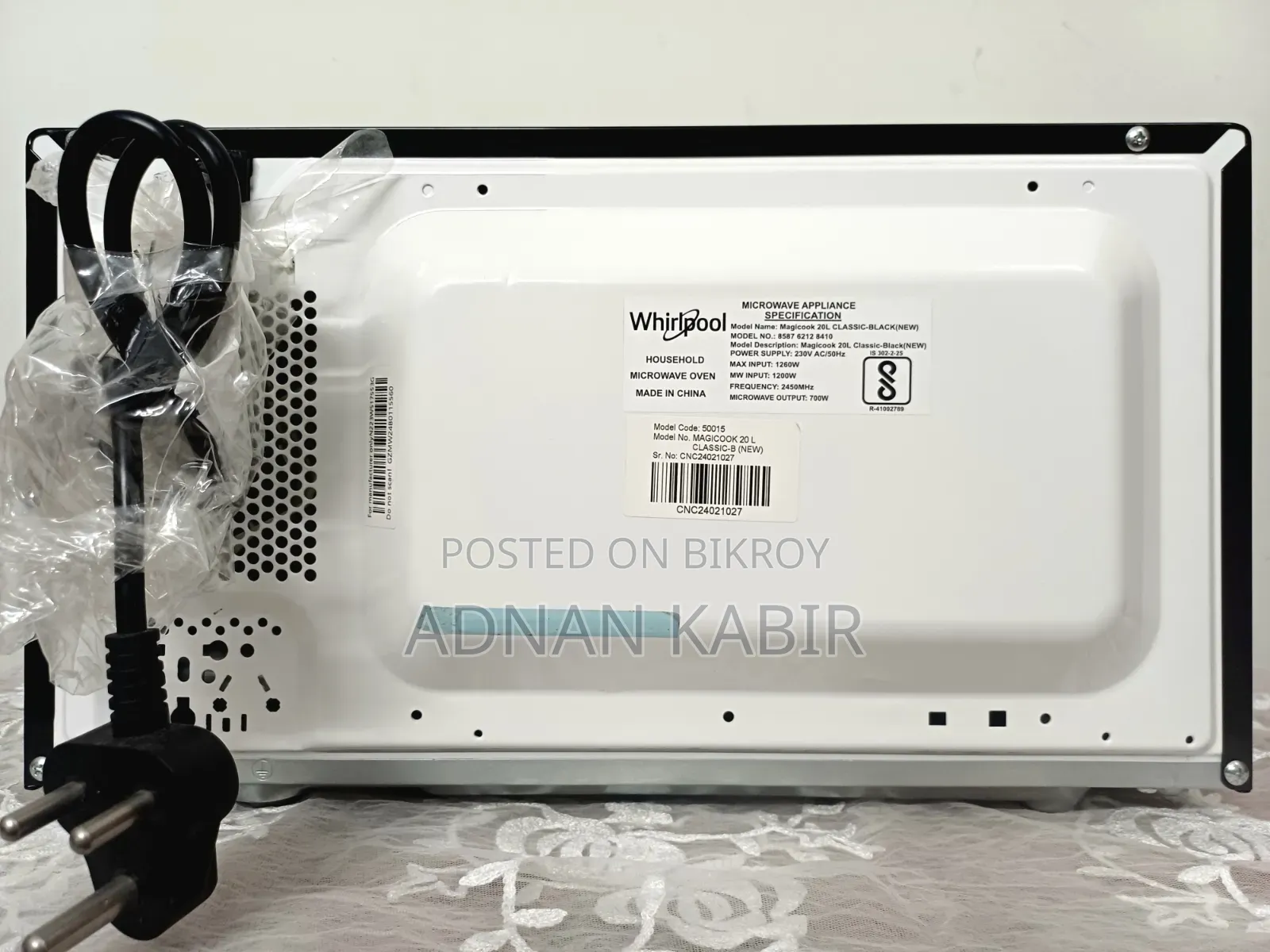 Unused | Whirlpool Microwave Oven | Magicook Classic 20L