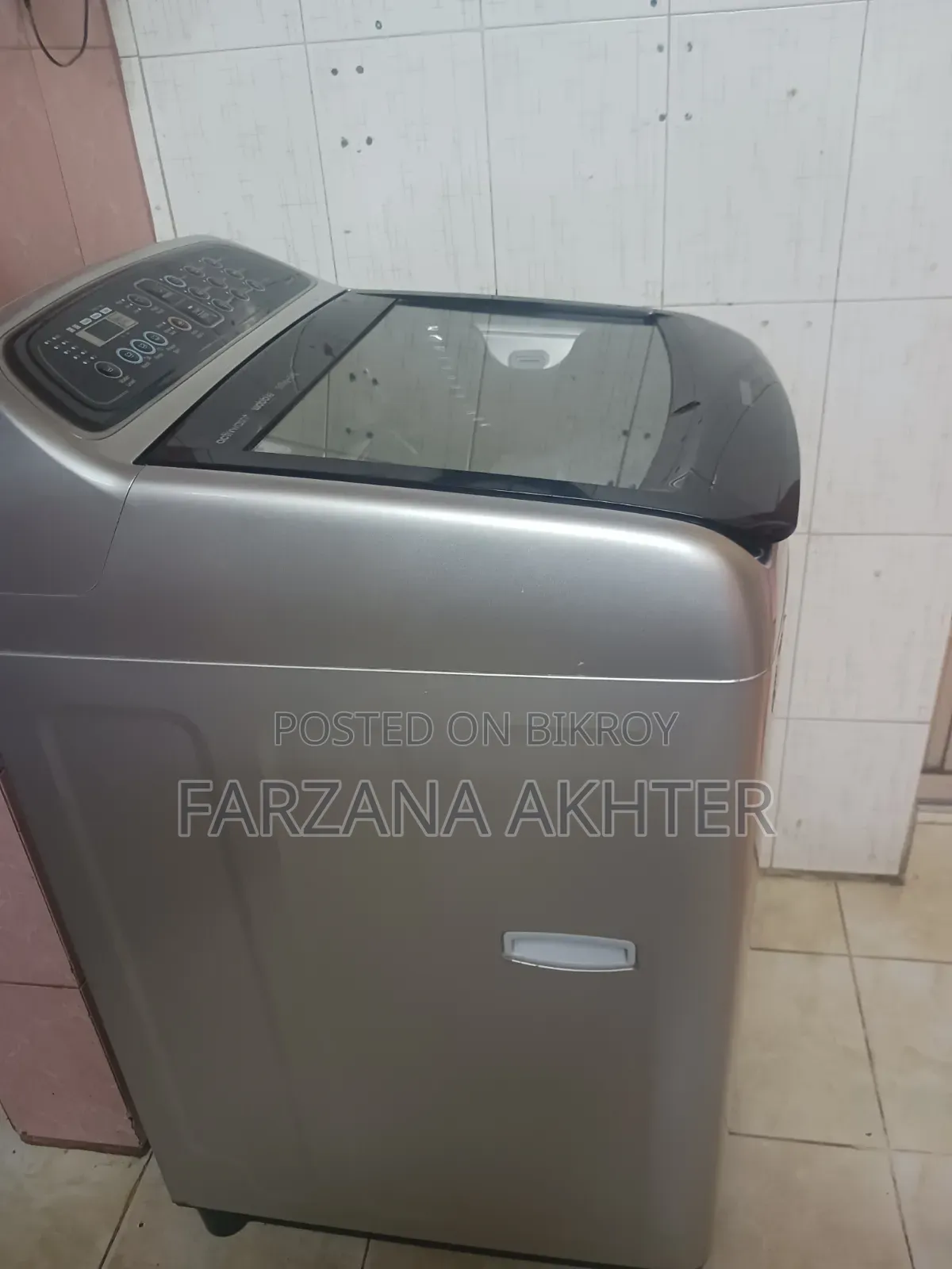 I want to sell the washing machine.