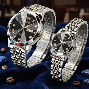 OLEVS Premium Couple Watch (City Lock)