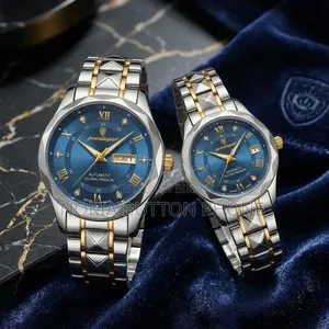 OLEVS Premium Couple Watch (City Lock)