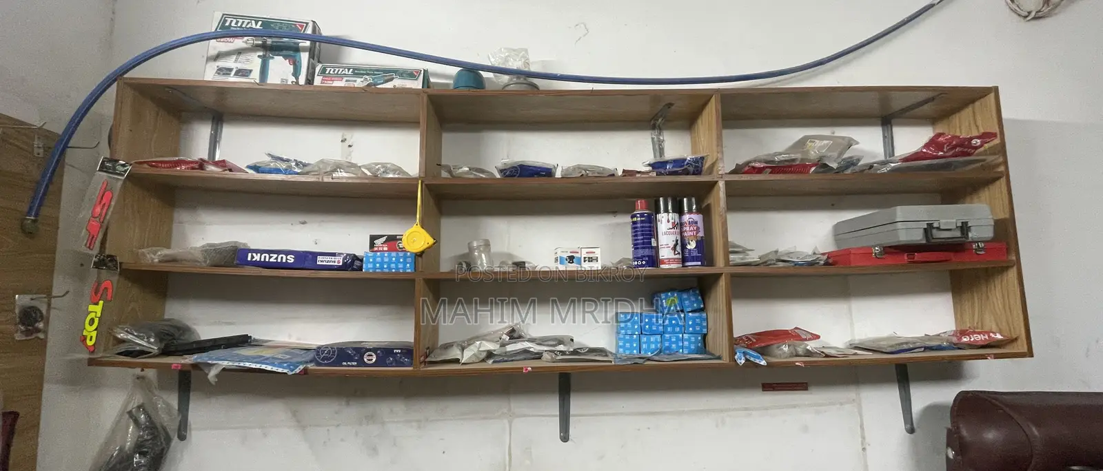A running shop is for sale.
