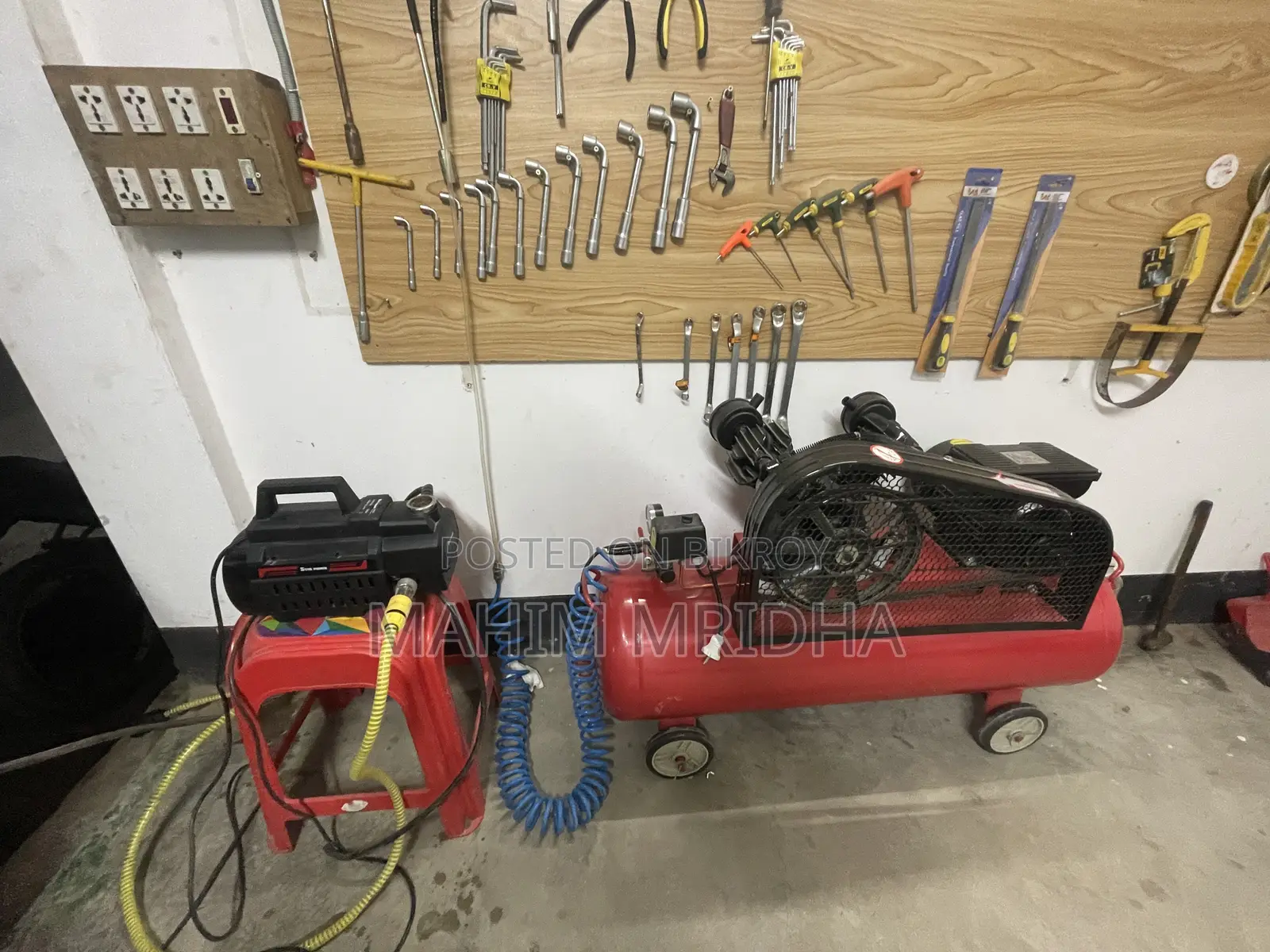 A running shop is for sale.