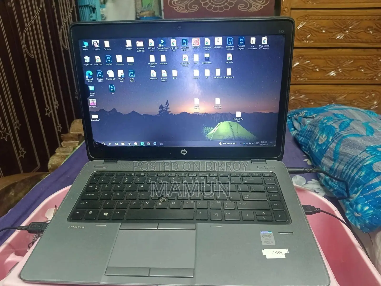 Laptop HP EliteBook 840 G1 8GB Intel Core i5 SSHD (Hybrid) 128GB
