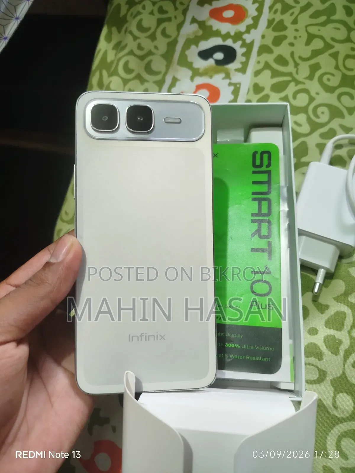 Infinix Smart 10 Plus 128 GB White