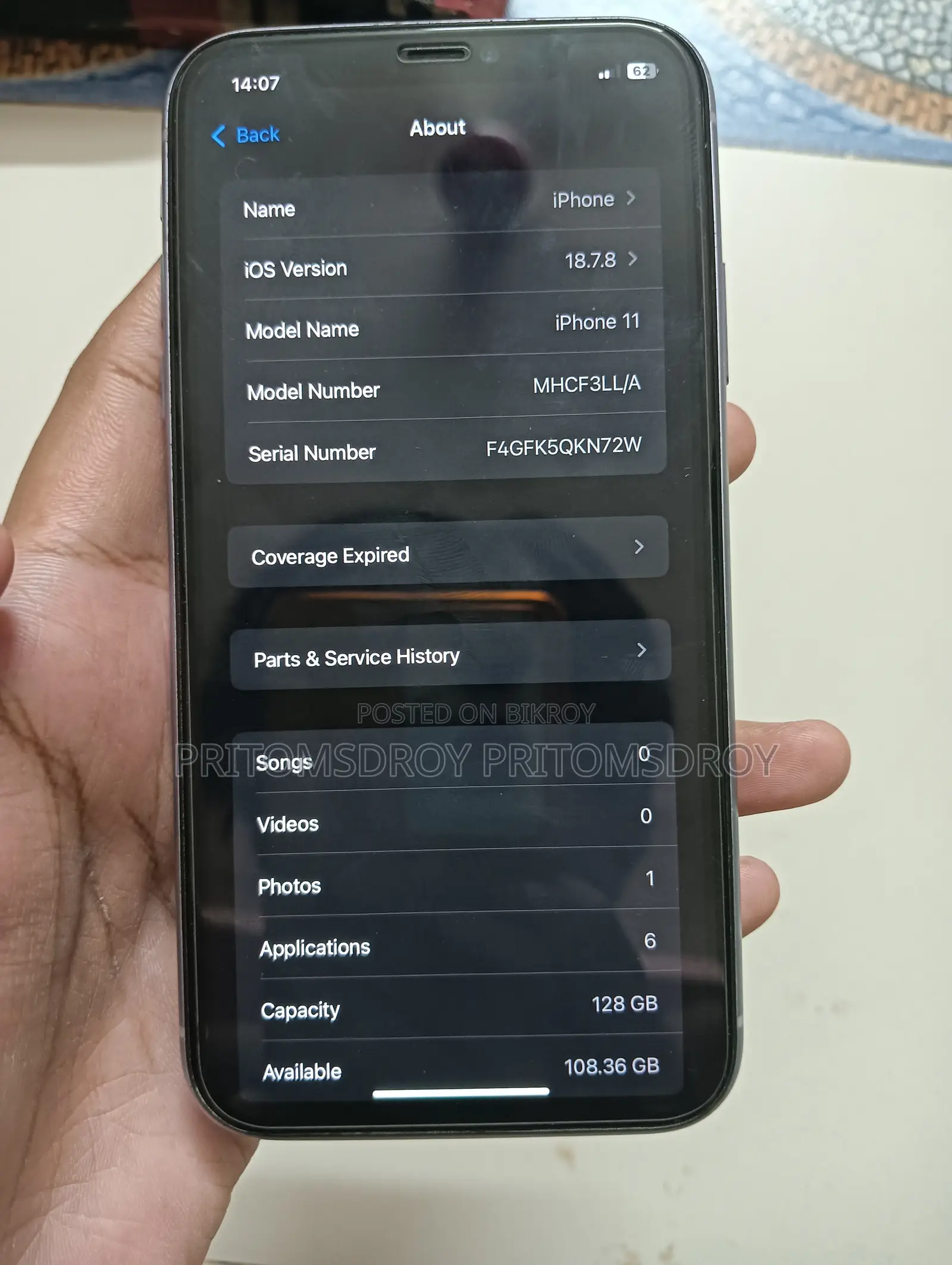 Apple iPhone 11 128 GB Purple