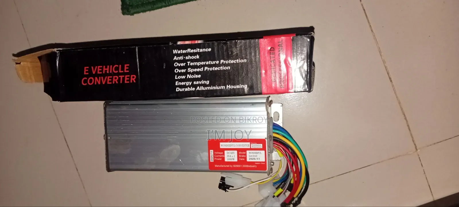 Wonderful 48v 35a 1000w BLDC Motor Controller
