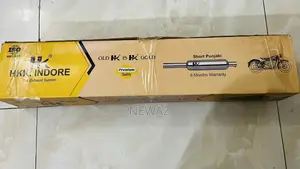 Original Short Punjab Exhaust for Royal Enfield Classic 350 Bike