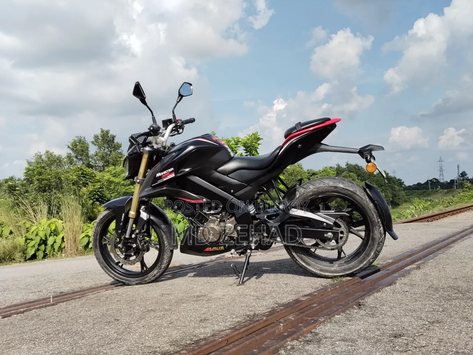 QJ Motor Monster SRK 180 2026 Black
