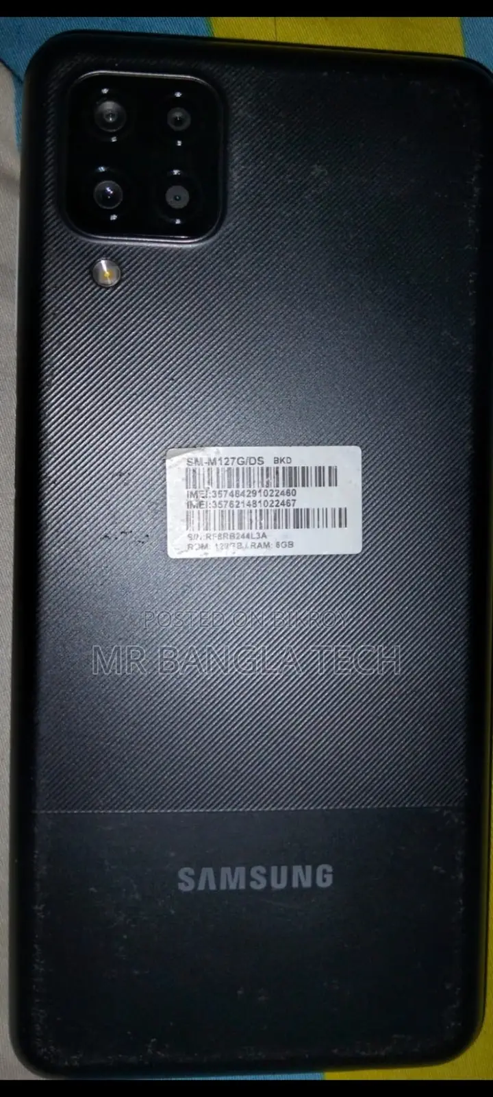 Samsung Galaxy M12 128 GB Black