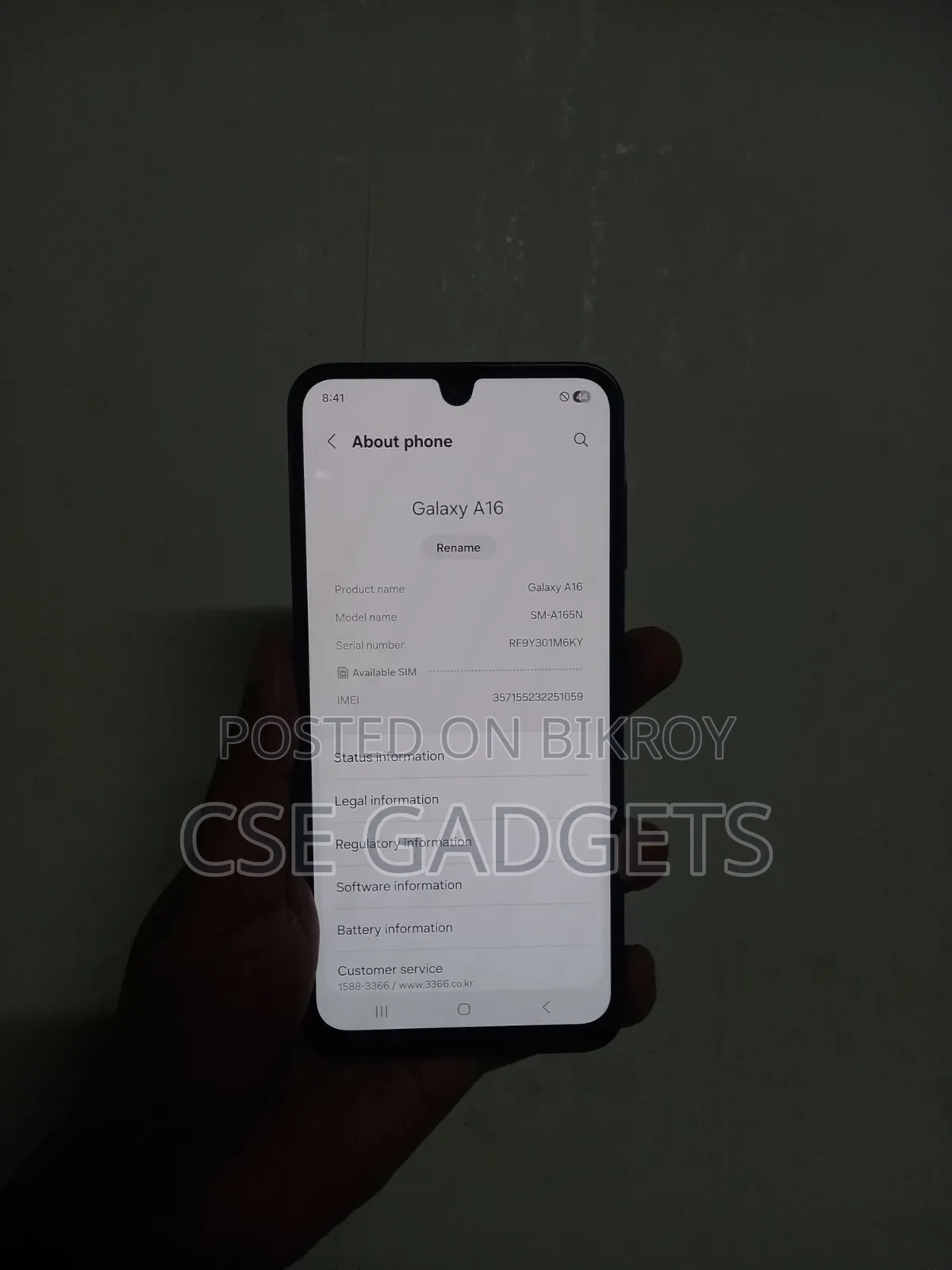 Samsung Galaxy A16 128 GB Black