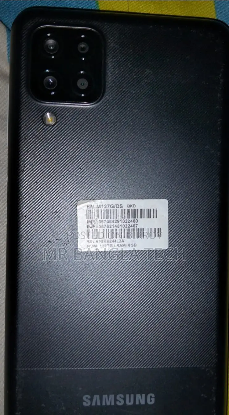 Samsung Galaxy M12 128 GB Black