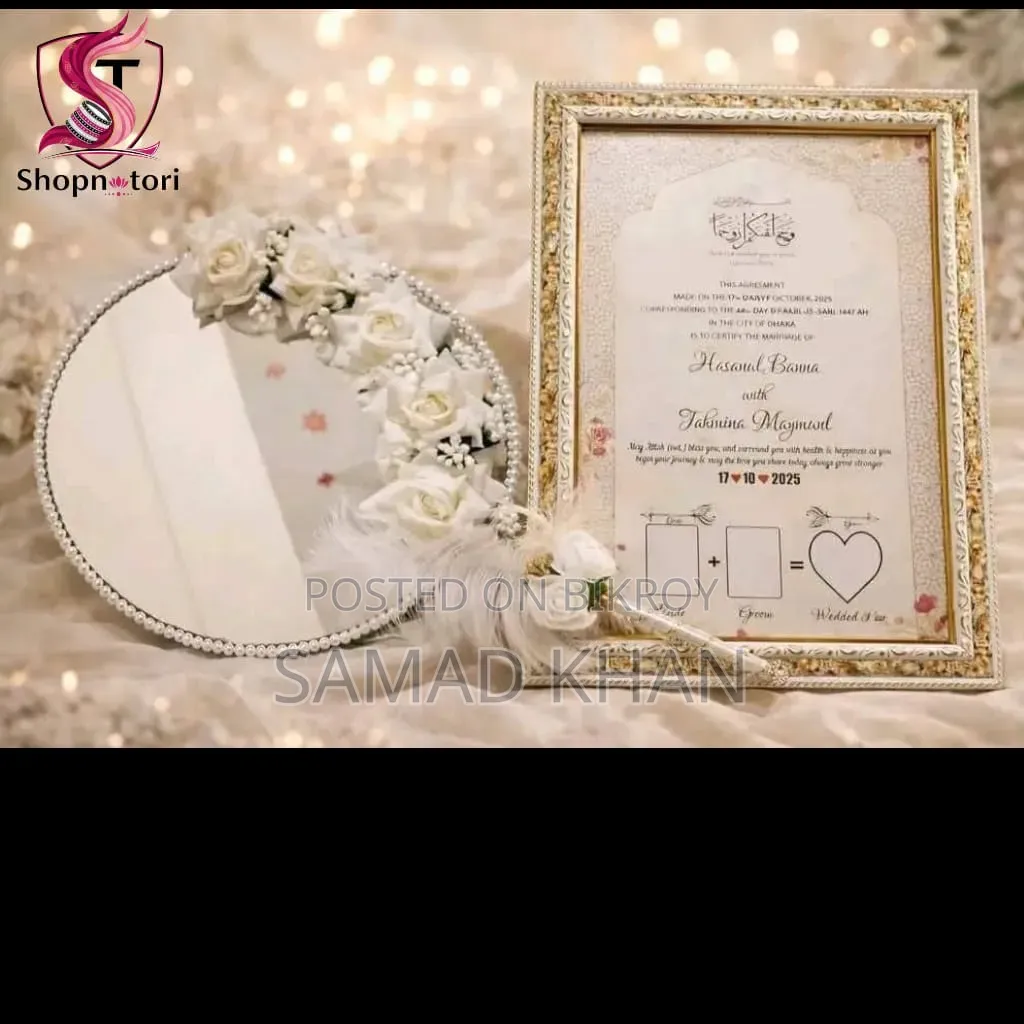 Premium Nikahnama Frame Wedding Best Gifts