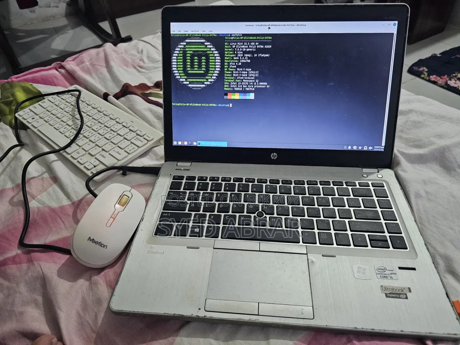 Laptop HP EliteBook Folio 9470M 8GB Intel Core I5 SSD 256GB