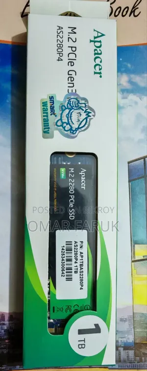 Apacer As2280p4 1tb M.2 2280 SSD #Ap1tbas2280p4