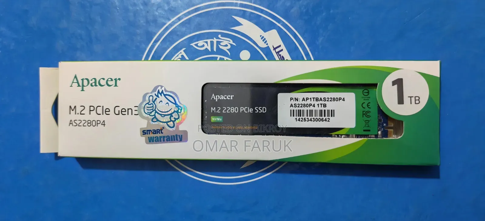 Apacer As2280p4 1tb M.2 2280 SSD #Ap1tbas2280p4