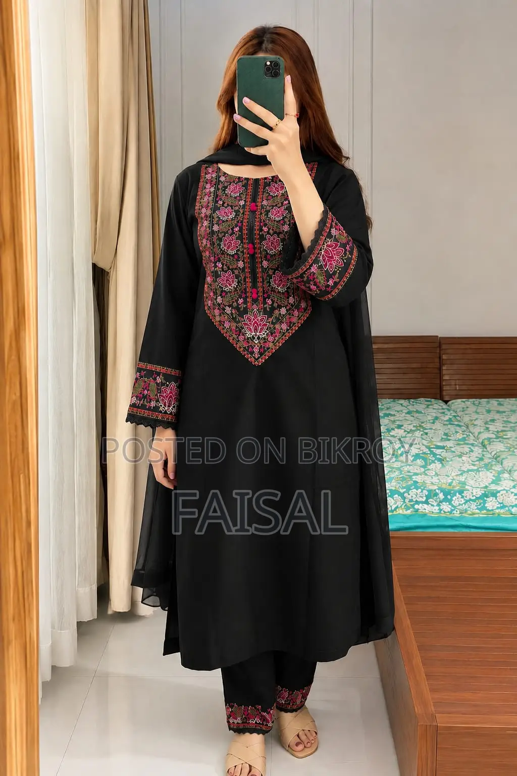 Embroidery Three Piece