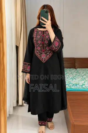 Embroidery Three Piece