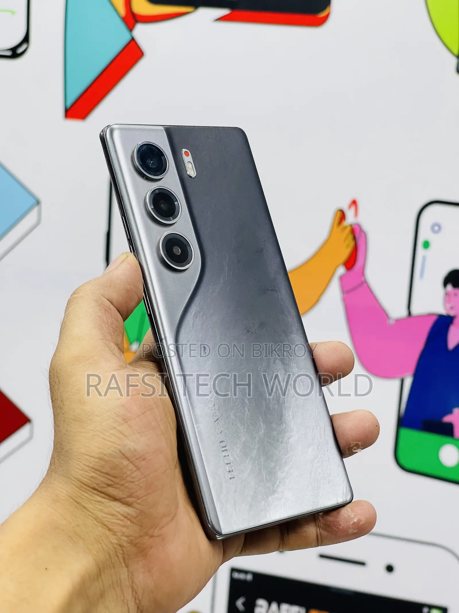 টেকনো ক্যামন ৪০ প্রো ৪জি ২৫৬ জিবি গ্রে