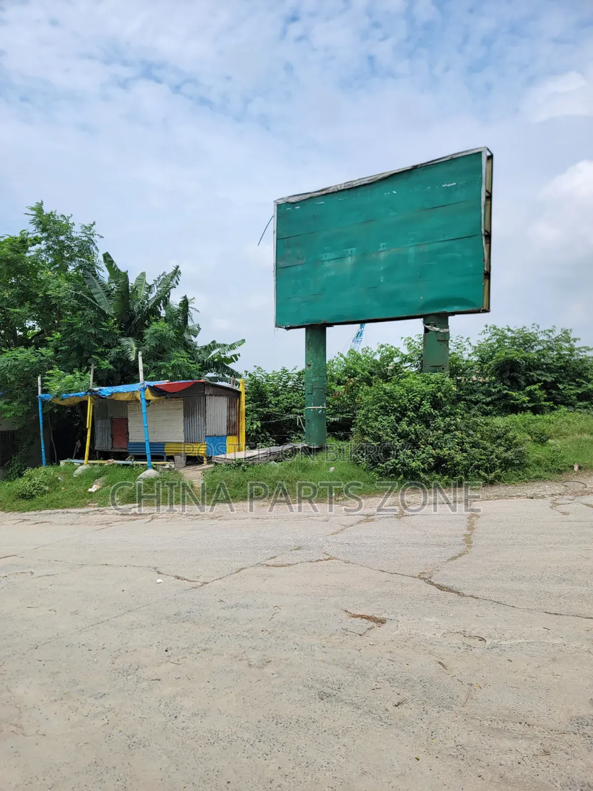 Beside the Embankment on the West Side of Sector 16, Uttara