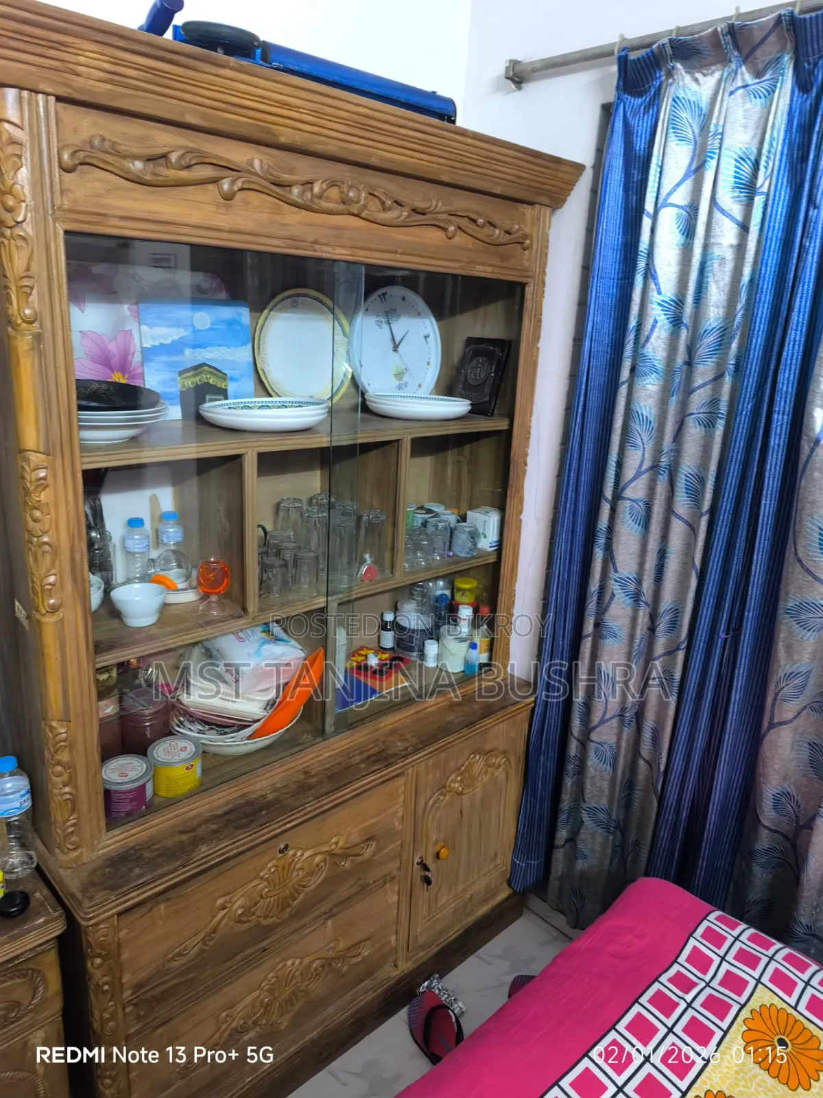 A Showcase and Dressing Table