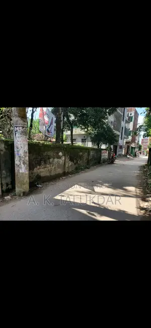Land With Half Building at Major Vita, Bhaluka