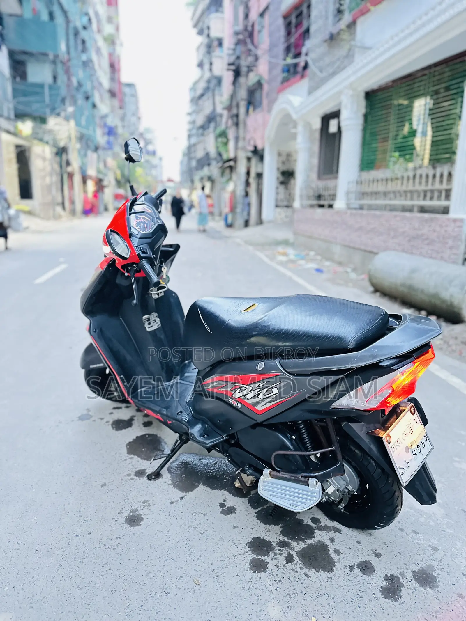 হোন্ডা ডিও ২০১৮ লাল