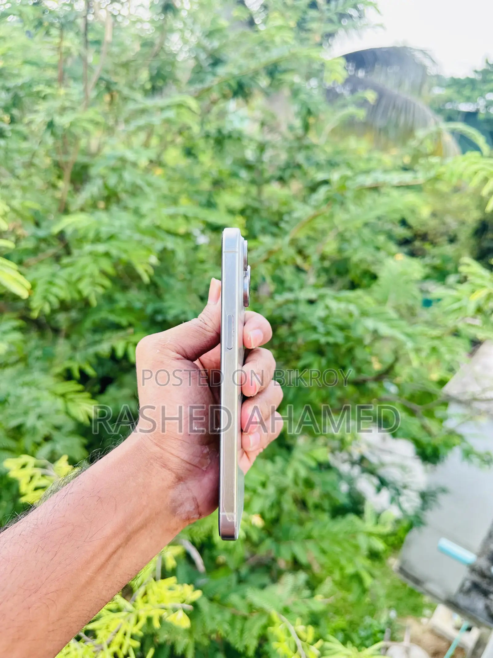 অ্যাপল আইফোন ১৫ প্রো ম্যাক্স ২৫৬ জিবি সিলভার