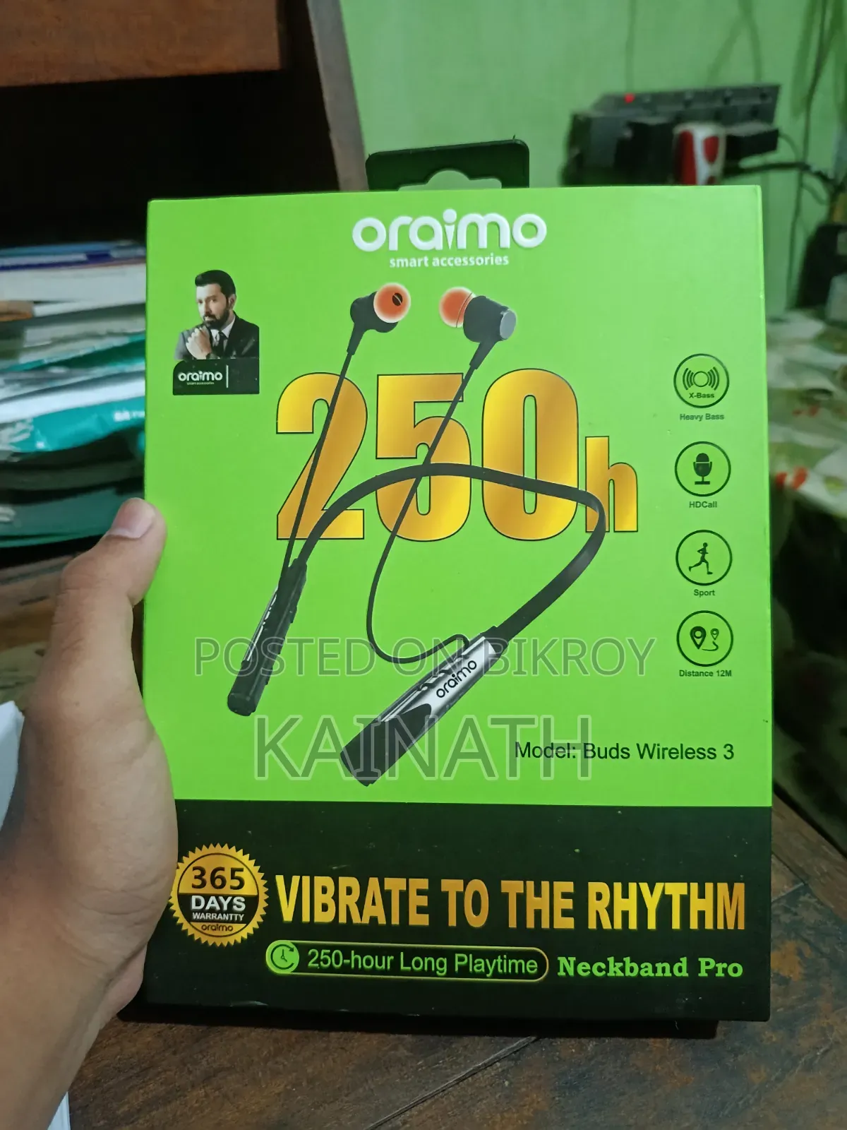 Oraimo 250h Wireless Bluetooth Neckband