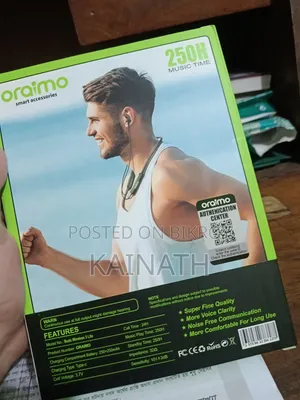 Oraimo 250h Wireless Bluetooth Neckband