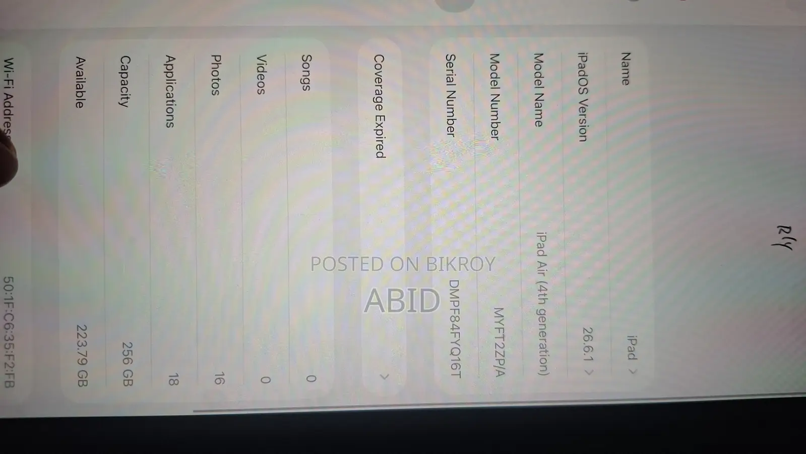 Apple iPad Air (2020) 256 GB Gray