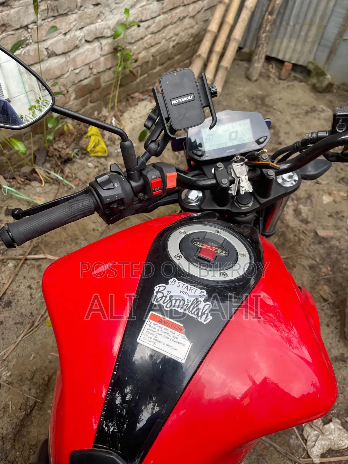 Suzuki Gixxer 2023 Red