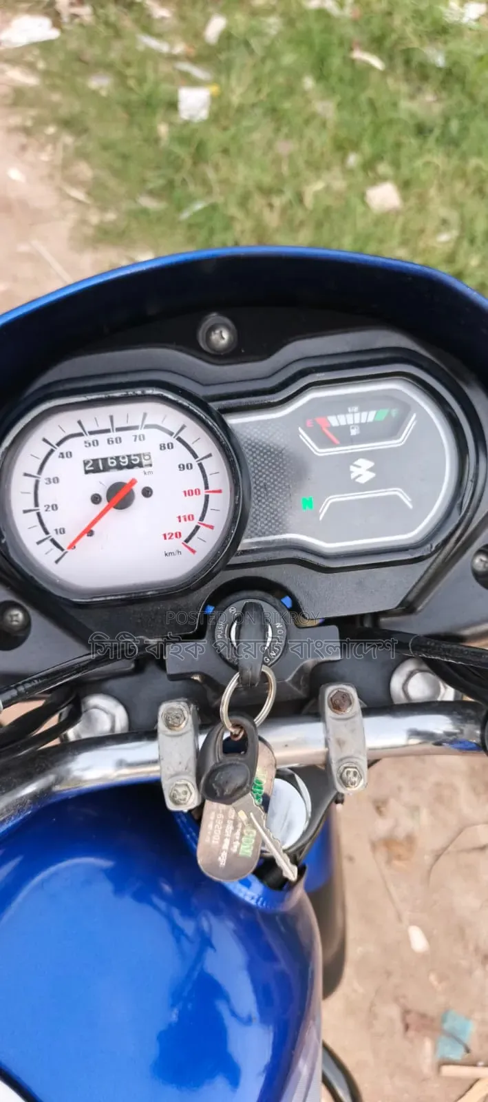 বাজাজ প্লাটিনা ইএস ২০২০ নীল