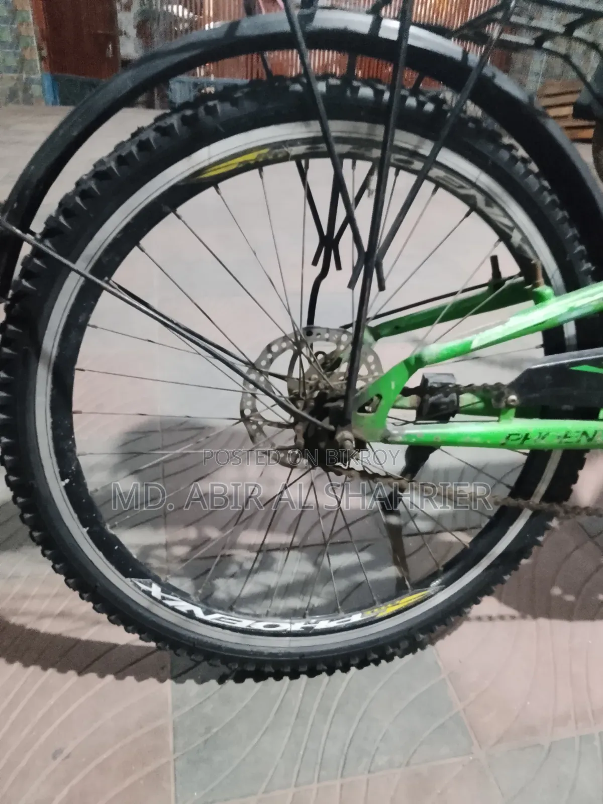 A bicycle will be sold.